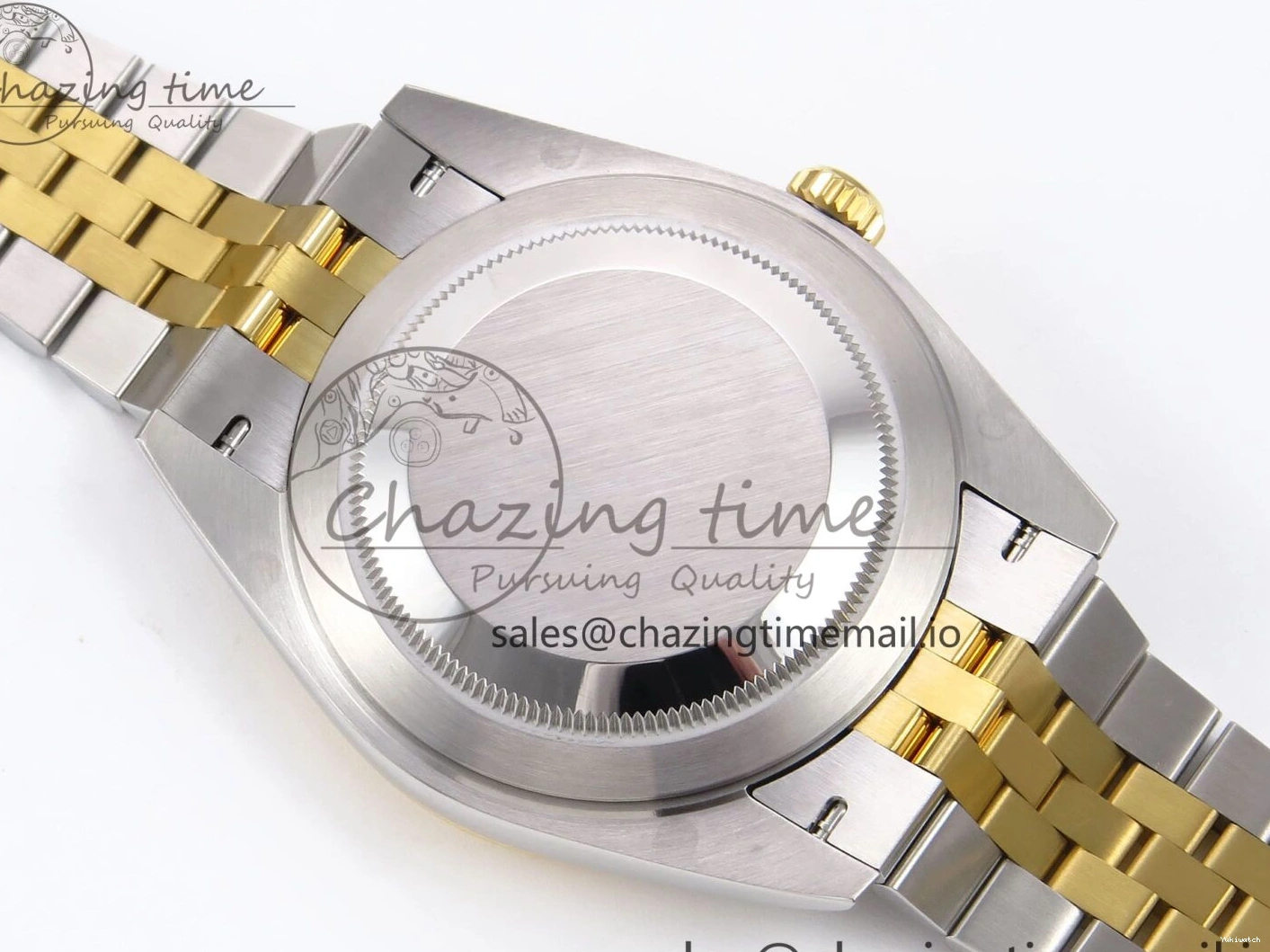 Silver 126333 Best DateJust 41 Edition A3235 SS Stick on YG EWEF Dial Jubilee Bracelet 0118